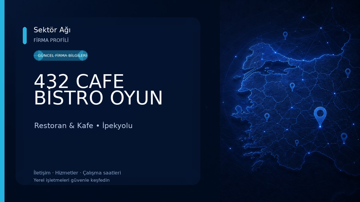 432 CAFE BİSTRO OYUN Restoran & Kafe