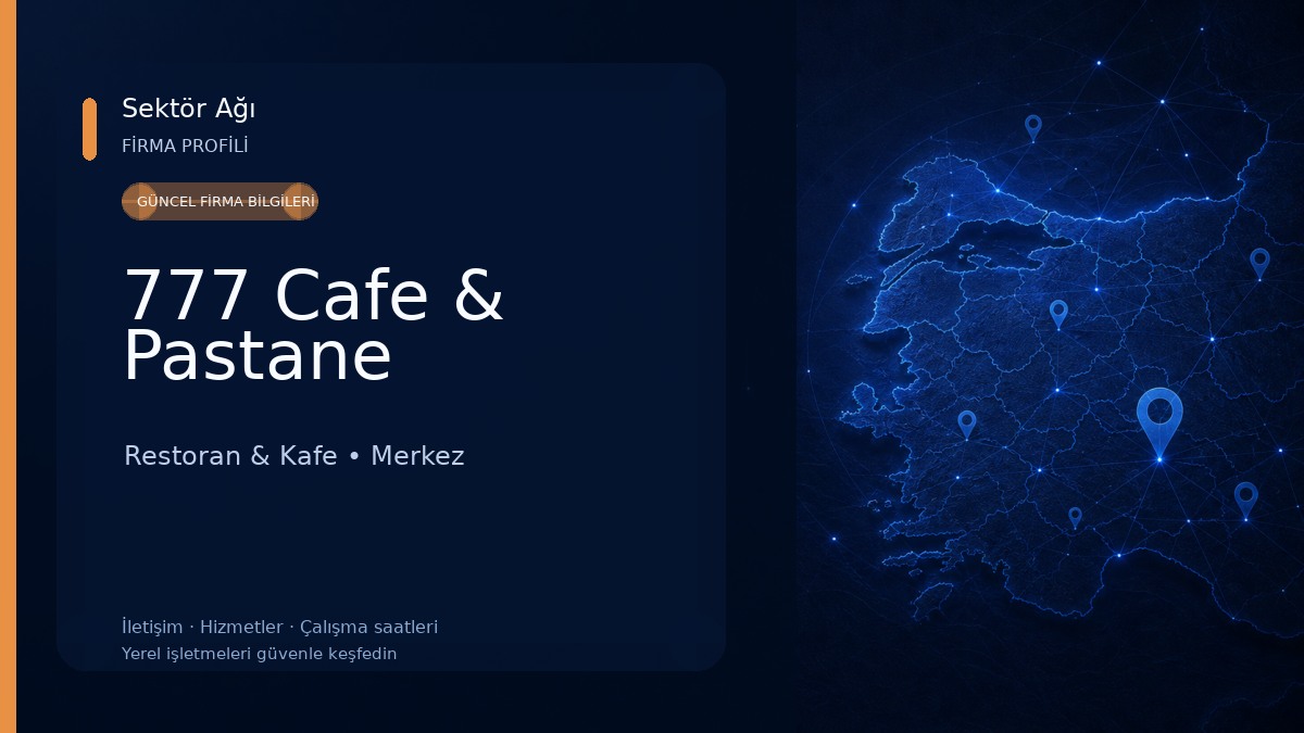 777 Cafe & Pastane Restoran & Kafe