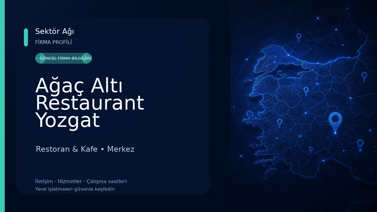 Ağaç Altı Restaurant Yozgat Restoran & Kafe