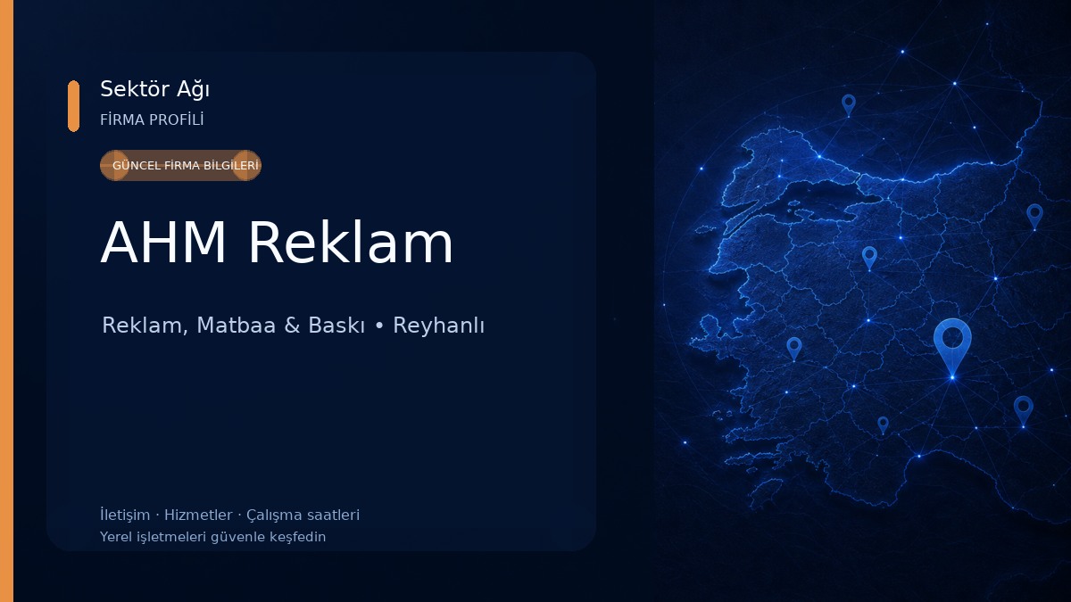 AHM Reklam Reklam, Matbaa & Baskı