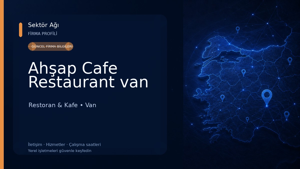 Ahşap Cafe Restaurant van