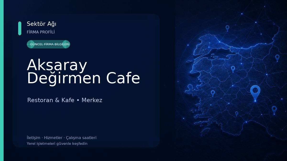 Aksaray Değirmen Cafe Restoran & Kafe