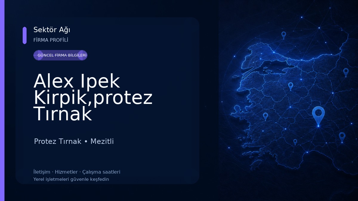 Alex Ipek Kirpik,protez Tırnak