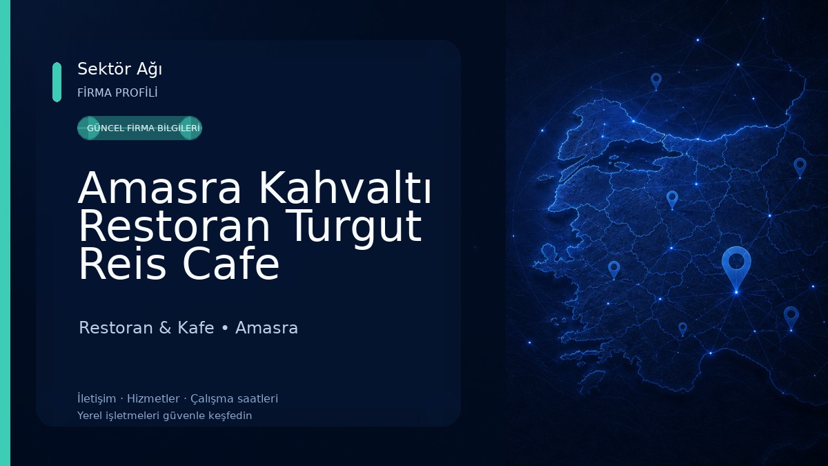 Amasra Kahvaltı Restoran Turgut Reis Cafe Restoran & Kafe