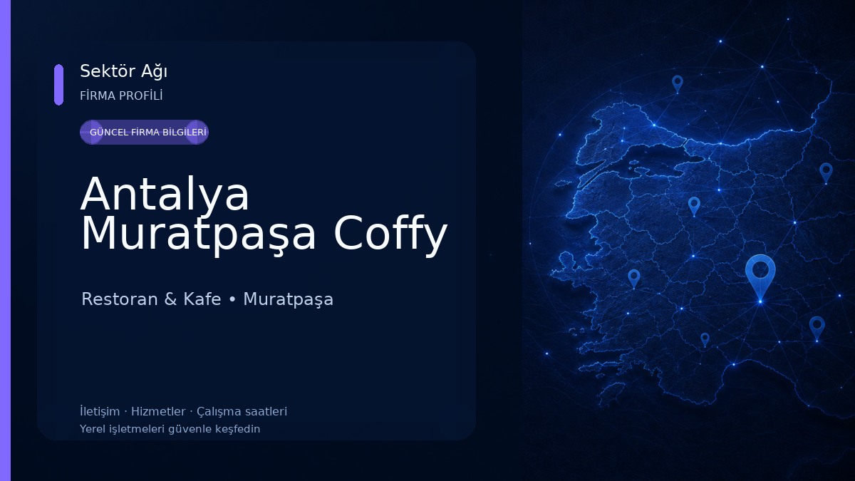 Antalya Muratpaşa Coffy Restoran & Kafe