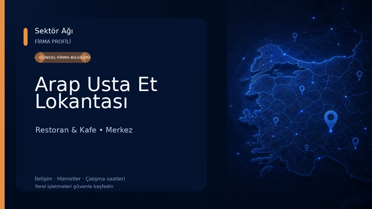 Arap Usta Et Lokantası