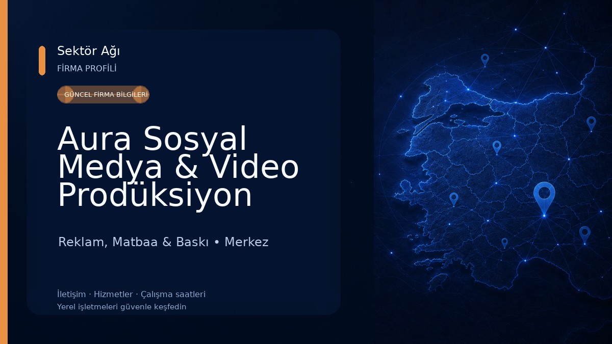 Aura Sosyal Medya & Video Prodüksiyon Reklam, Matbaa & Baskı