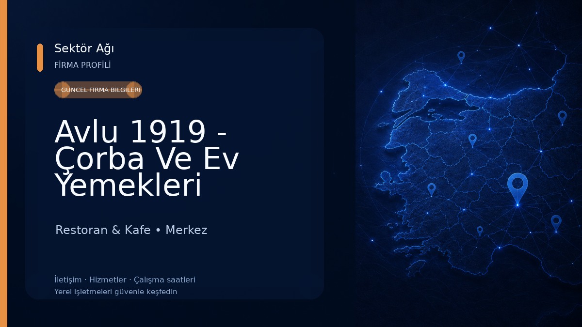Avlu 1919 - Çorba Ve Ev Yemekleri