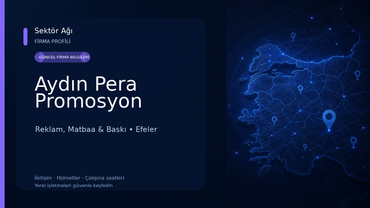 Aydın Pera Promosyon