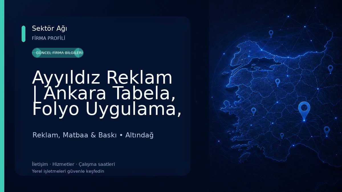 Ayyıldız Reklam | Ankara Tabela, Folyo Uygulama, One Way Vision Uygulama, Etiket, Sticker, Araç Kaplama