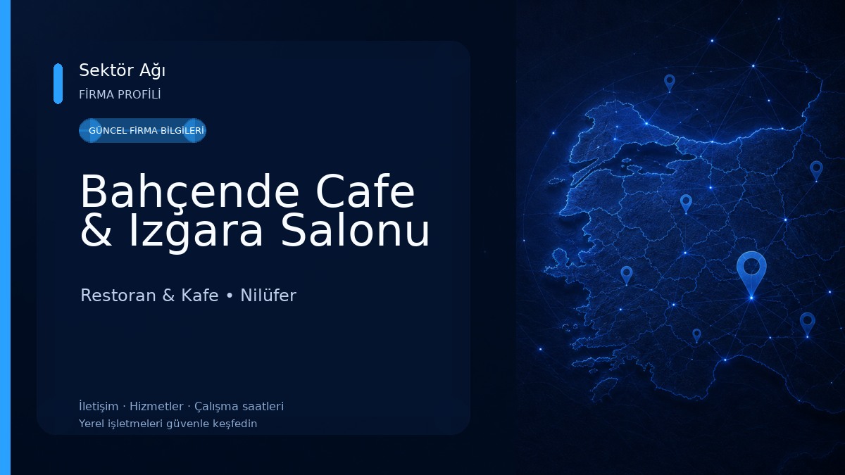 Bahçende Cafe & Izgara Salonu Restoran & Kafe