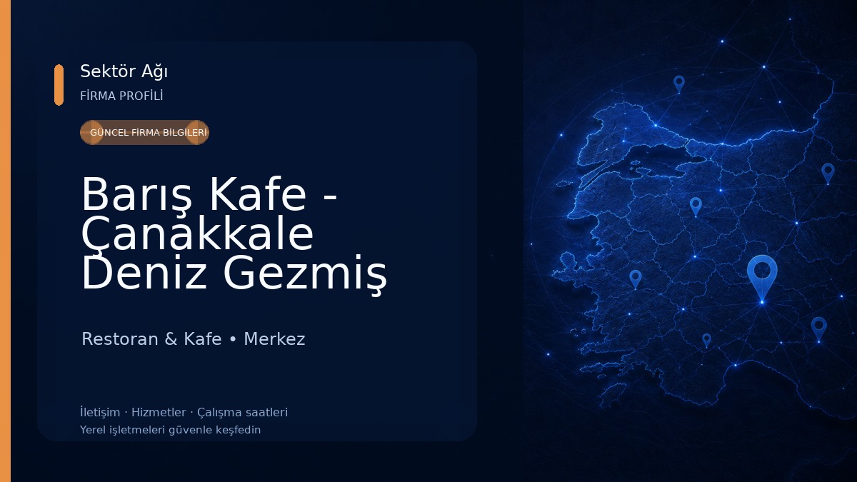 Barış Kafe - Çanakkale Deniz Gezmiş Parkı