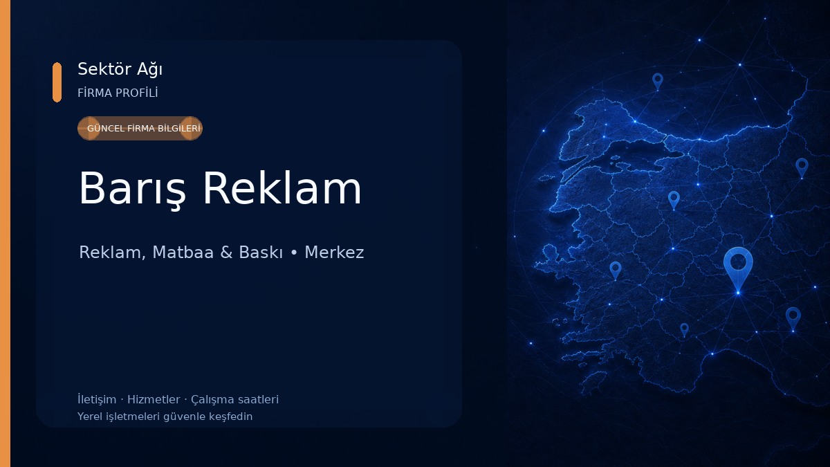 Barış Reklam Reklam, Matbaa & Baskı