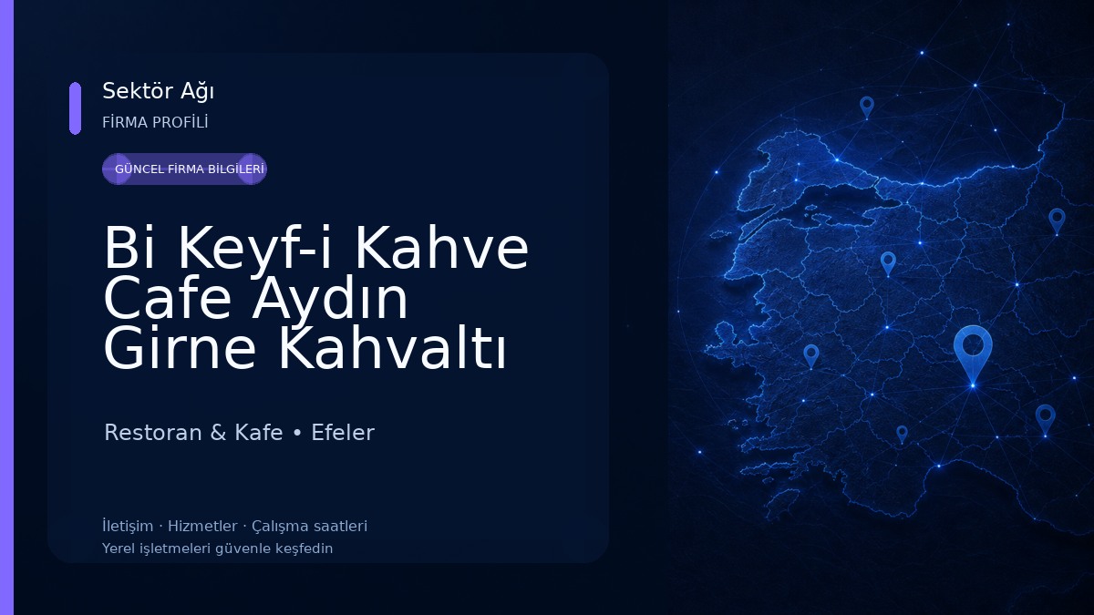 Bi Keyf-i Kahve Cafe Aydın Girne Kahvaltı Noktası Restoran & Kafe