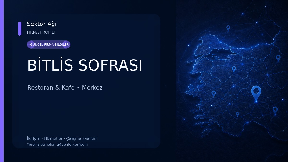 BİTLİS SOFRASI Restoran & Kafe