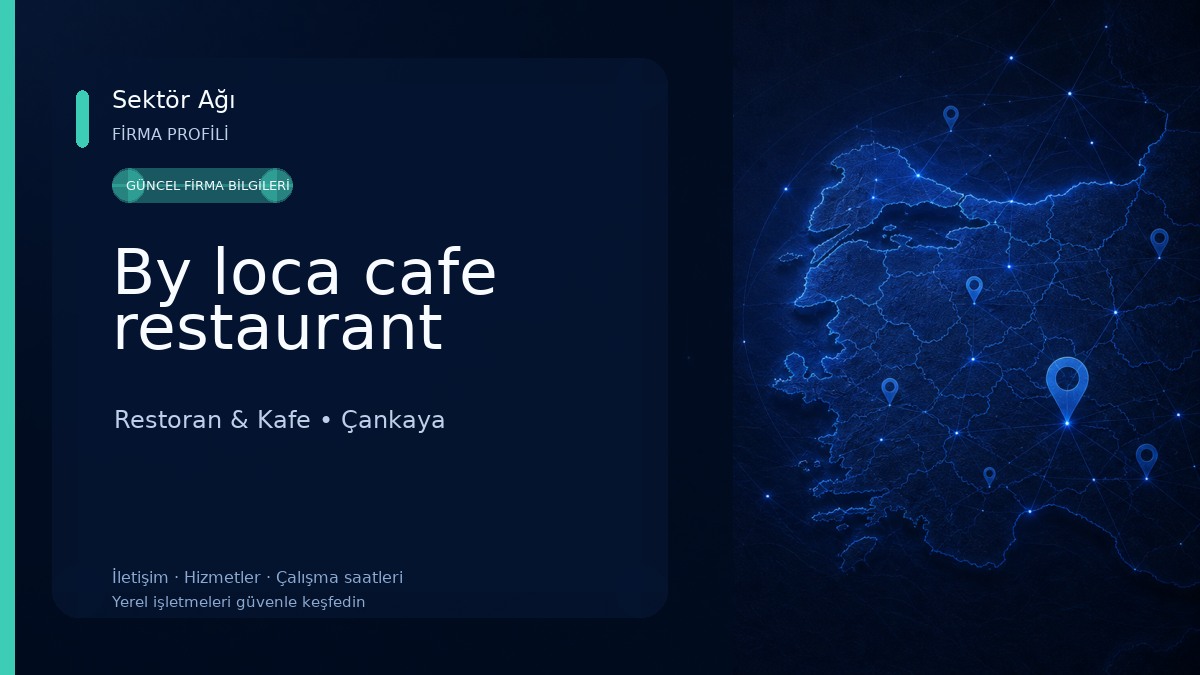 By loca cafe restaurant
