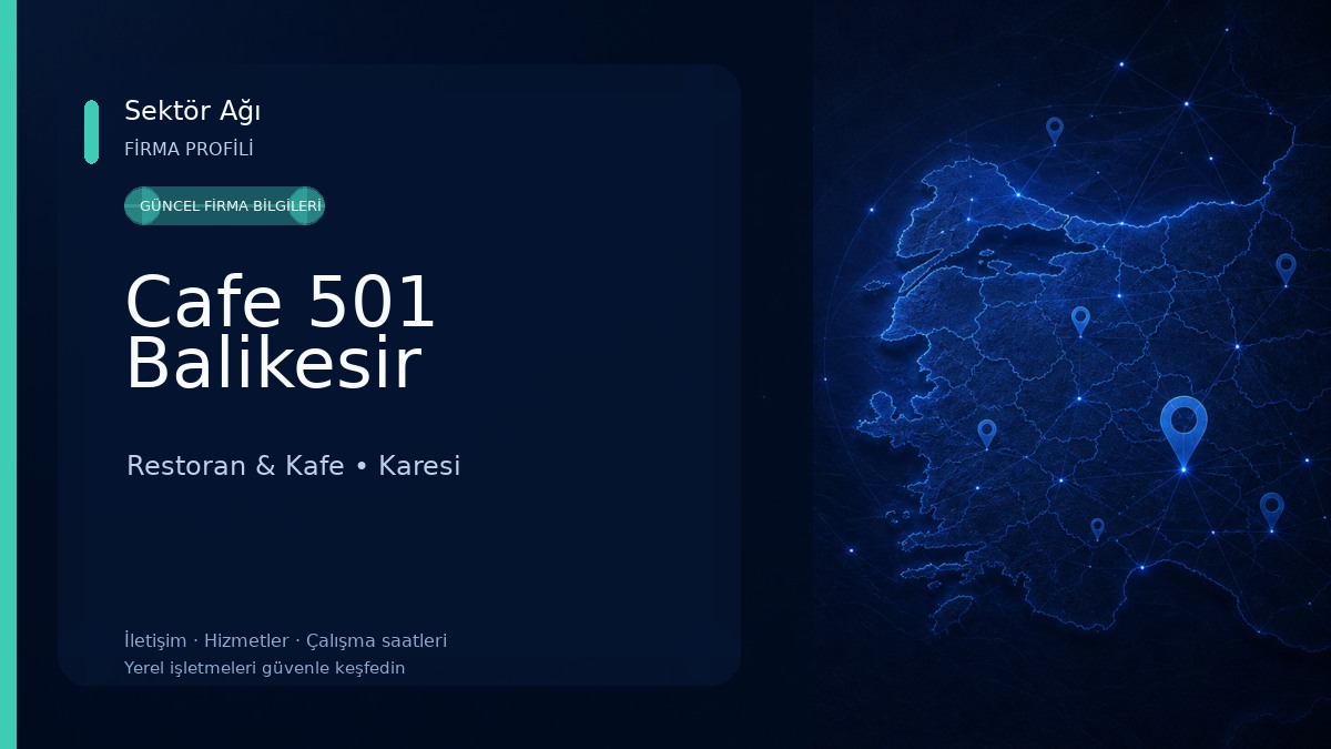 Cafe 501 Balikesir Restoran & Kafe