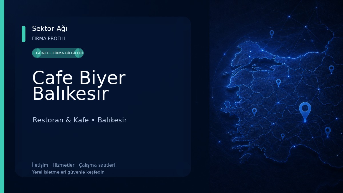 Cafe Biyer Balıkesir