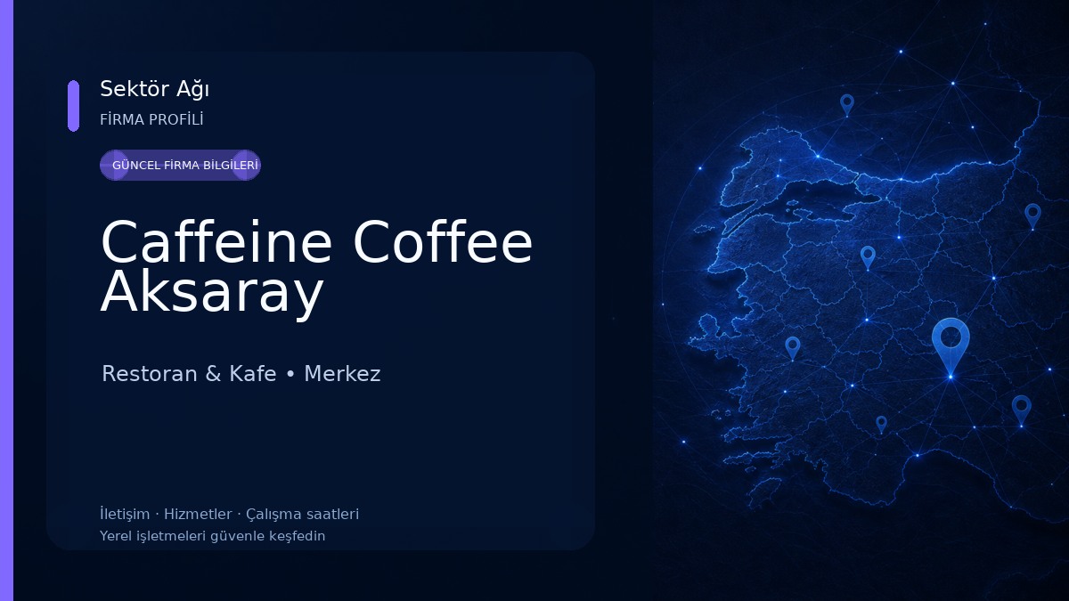 Caffeine Coffee Aksaray Restoran & Kafe
