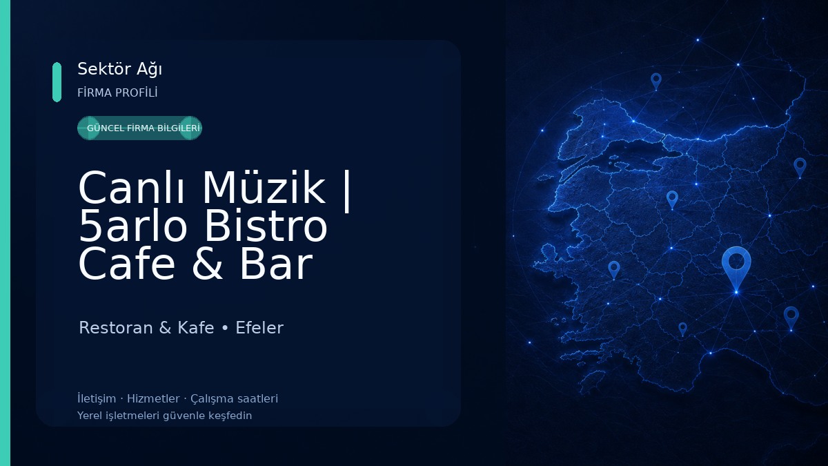 Canlı Müzik | 5arlo Bistro Cafe & Bar Restoran & Kafe