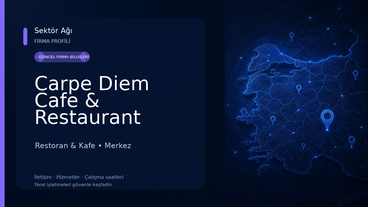 Carpe Diem Cafe & Restaurant Restoran & Kafe