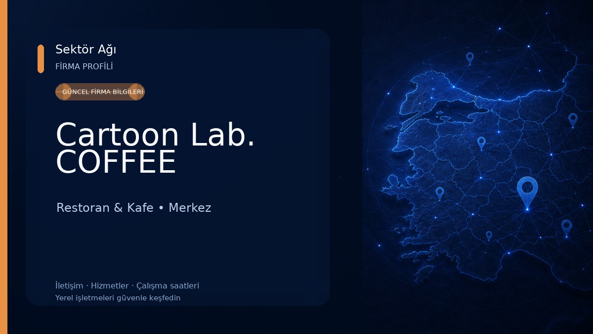 Cartoon Lab. COFFEE Restoran & Kafe