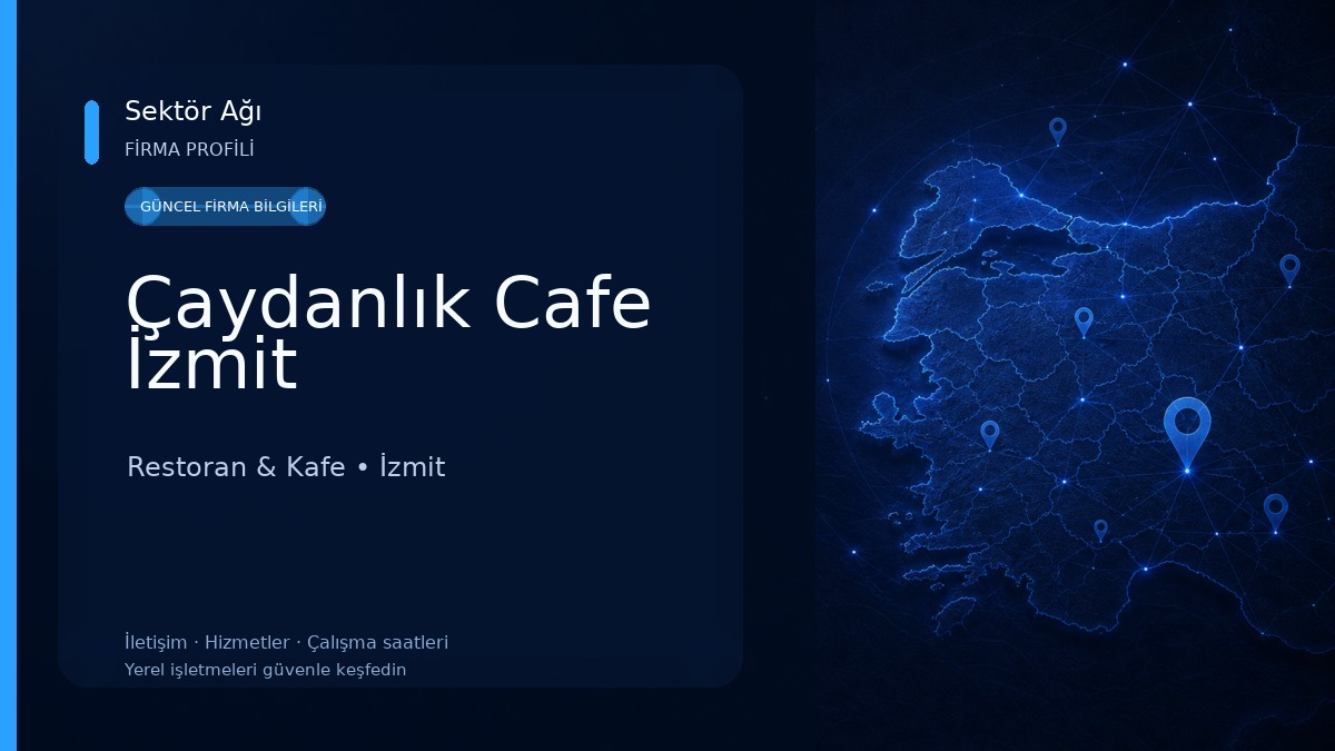 Çaydanlık Cafe İzmit Restoran & Kafe