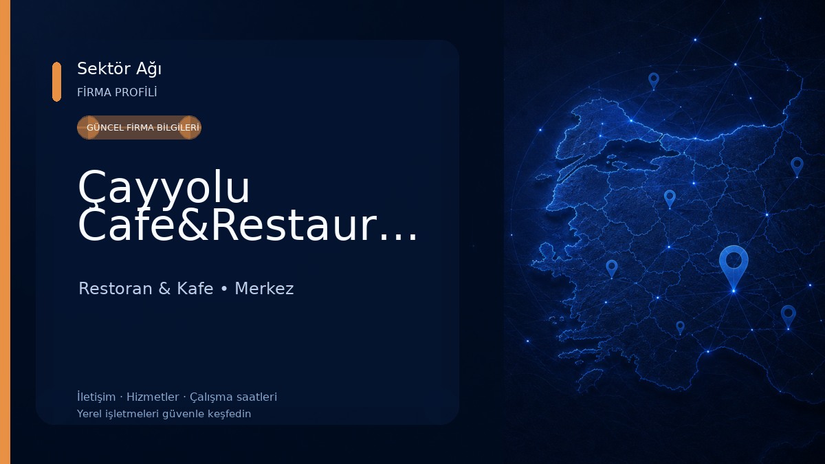Çayyolu Cafe&Restaurant Restoran & Kafe