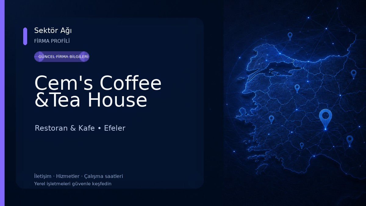 Cem's Coffee &Tea House Restoran & Kafe