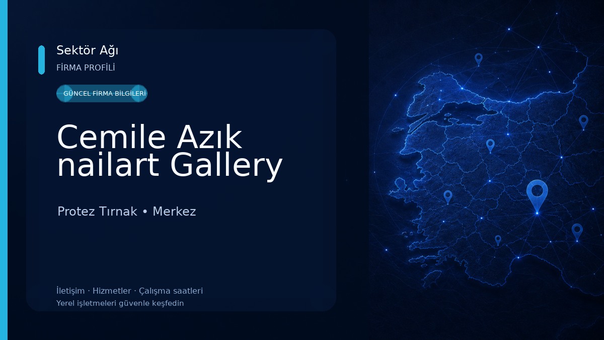 Cemile Azık nailart Gallery Protez Tırnak
