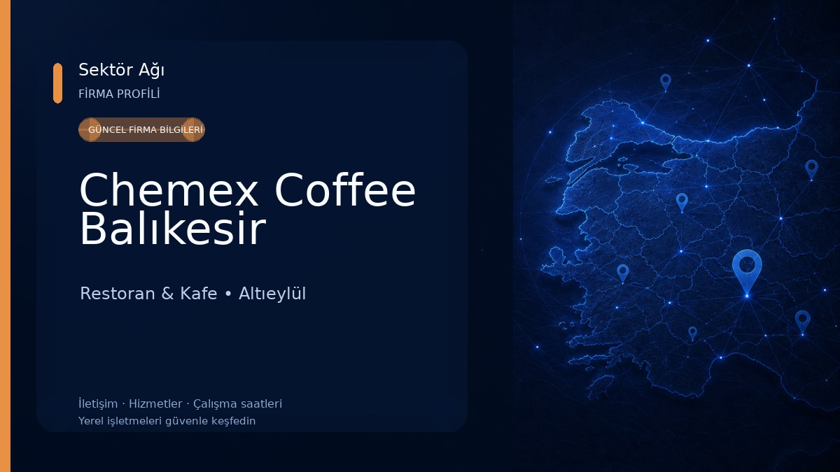 Chemex Coffee Balıkesir Restoran & Kafe