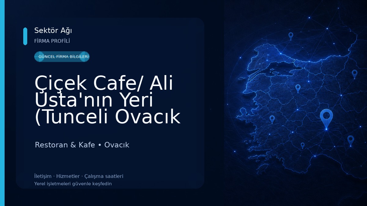 Çiçek Cafe/ Ali Usta'nın Yeri (Tunceli Ovacık Munzur Gözeleri) Restoran & Kafe
