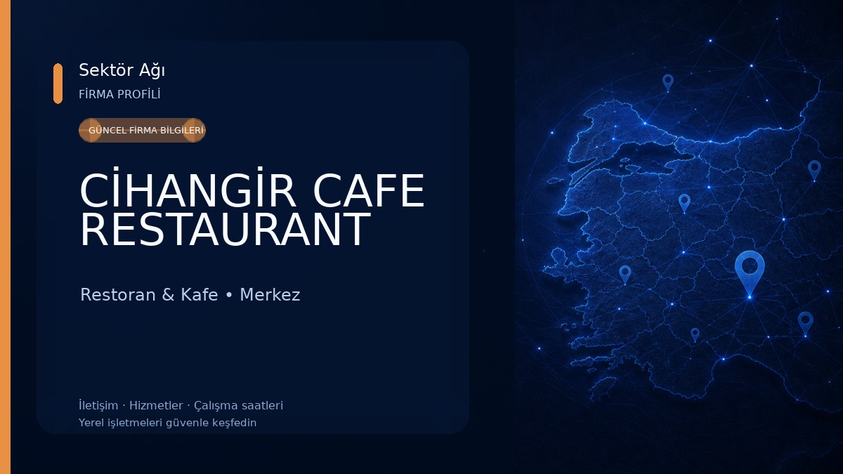 CİHANGİR CAFE RESTAURANT Restoran & Kafe