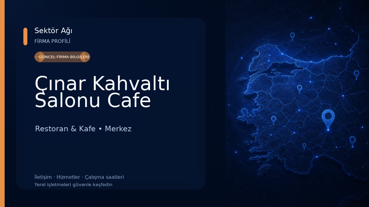 Çınar Kahvaltı Salonu Cafe Restoran & Kafe