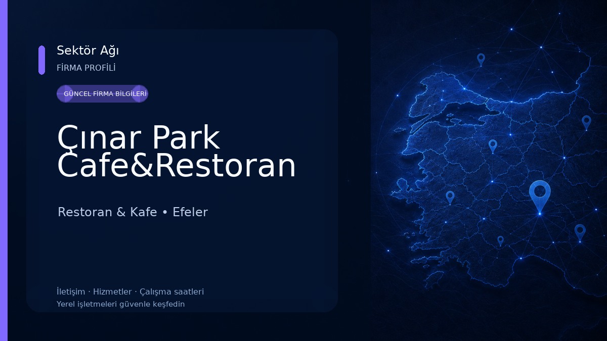 Çınar Park Cafe&Restoran Restoran & Kafe