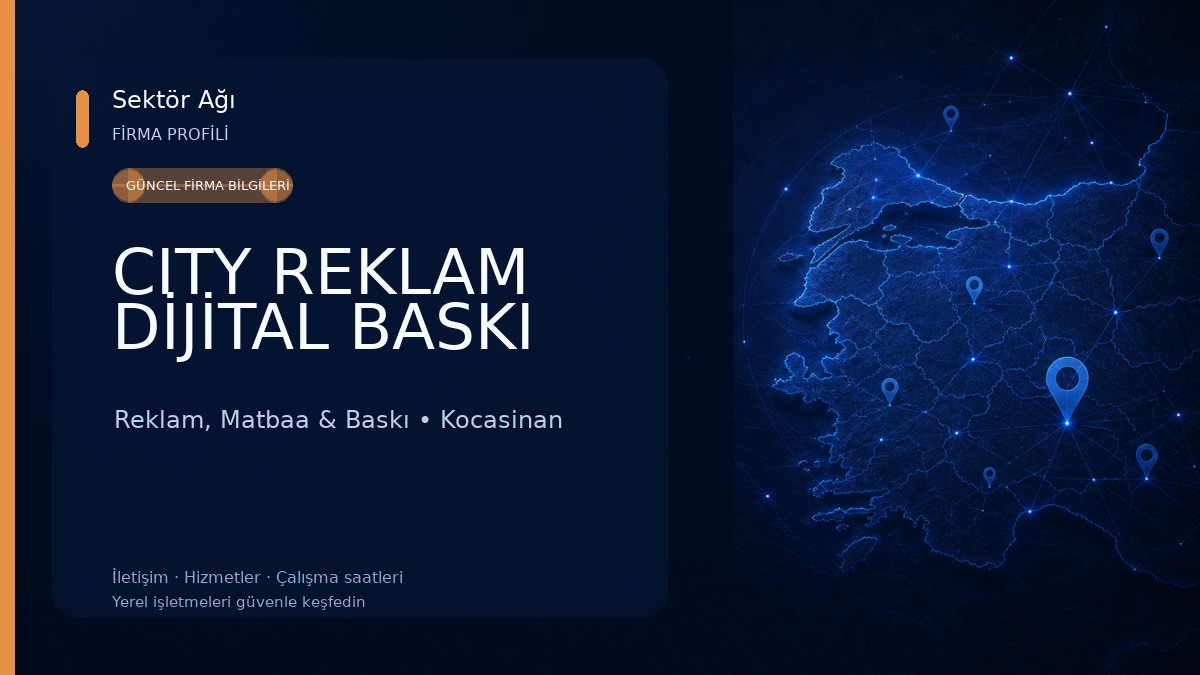 CITY REKLAM DİJİTAL BASKI