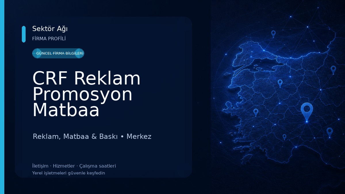 CRF Reklam Promosyon Matbaa