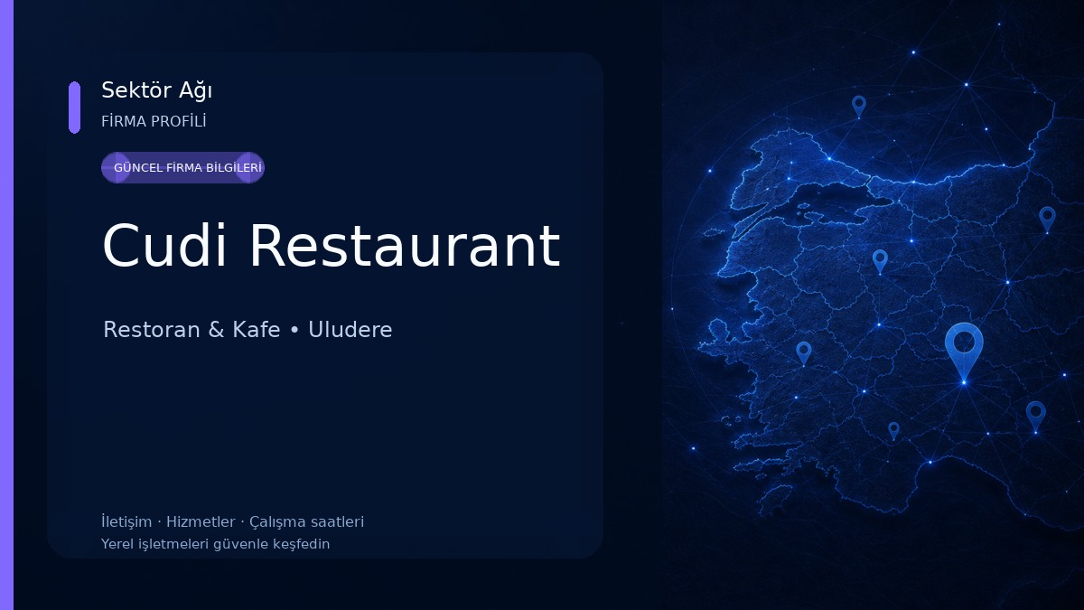 Cudi Restaurant Restoran & Kafe