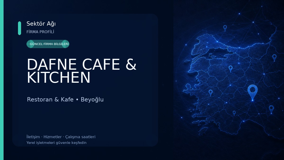DAFNE CAFE & KİTCHEN Restoran & Kafe