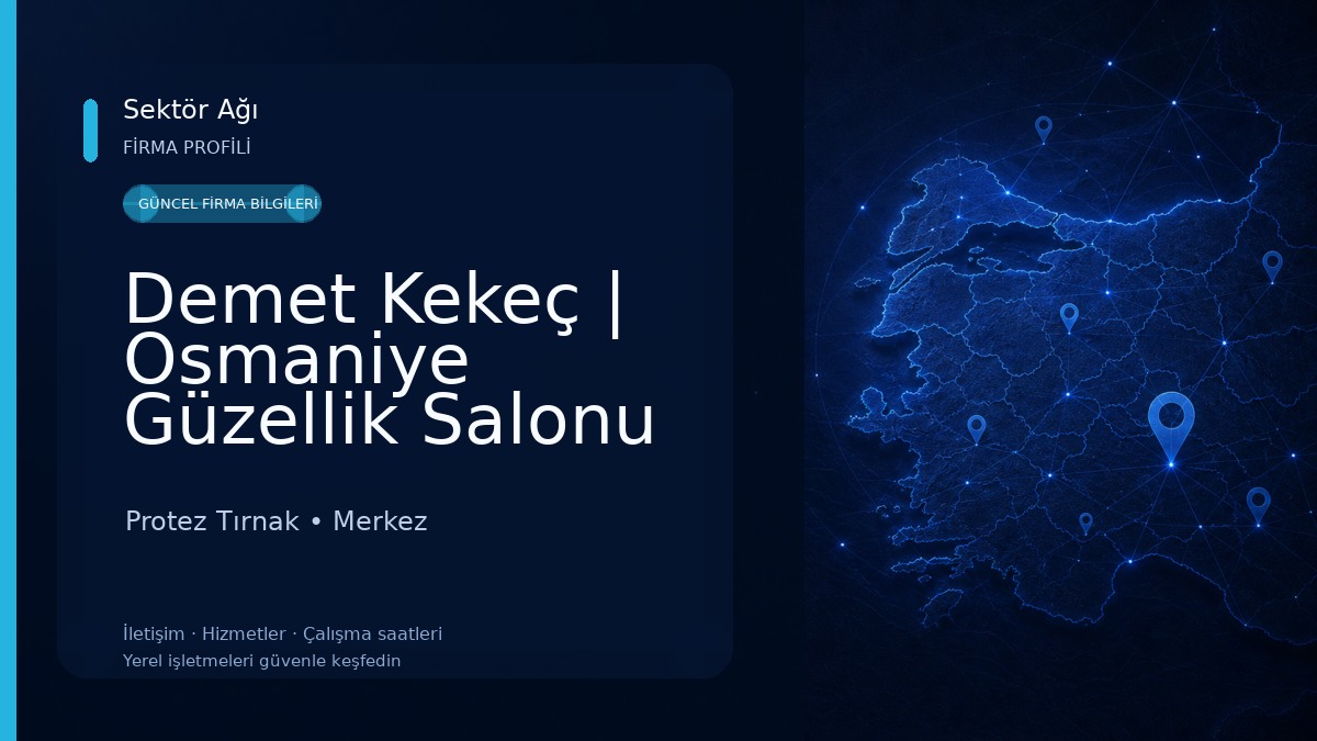 Demet Kekeç | Osmaniye Güzellik Salonu Protez Tırnak