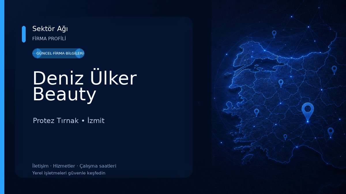 Deniz Ülker Beauty Protez Tırnak