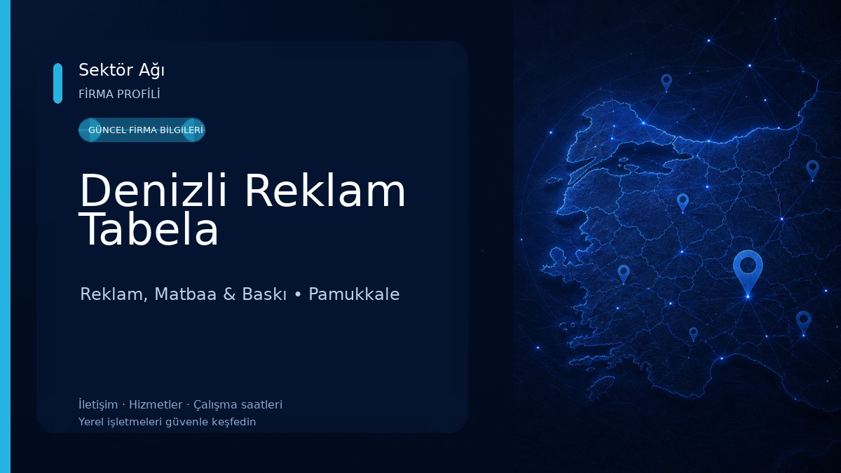 Denizli Reklam Tabela