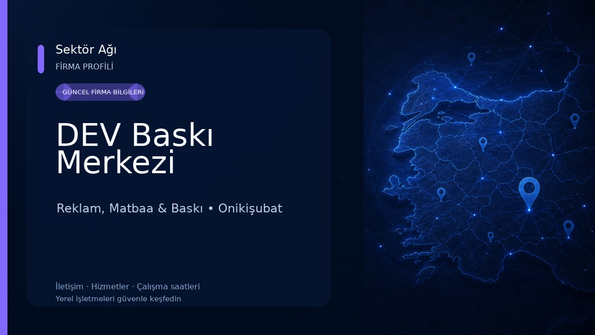 DEV Baskı Merkezi
