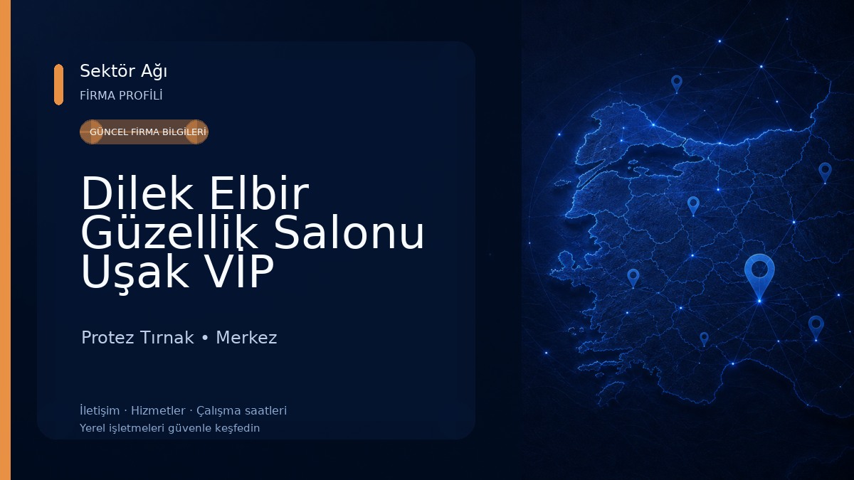 Dilek Elbir Güzellik Salonu Uşak VİP Protez Tırnak