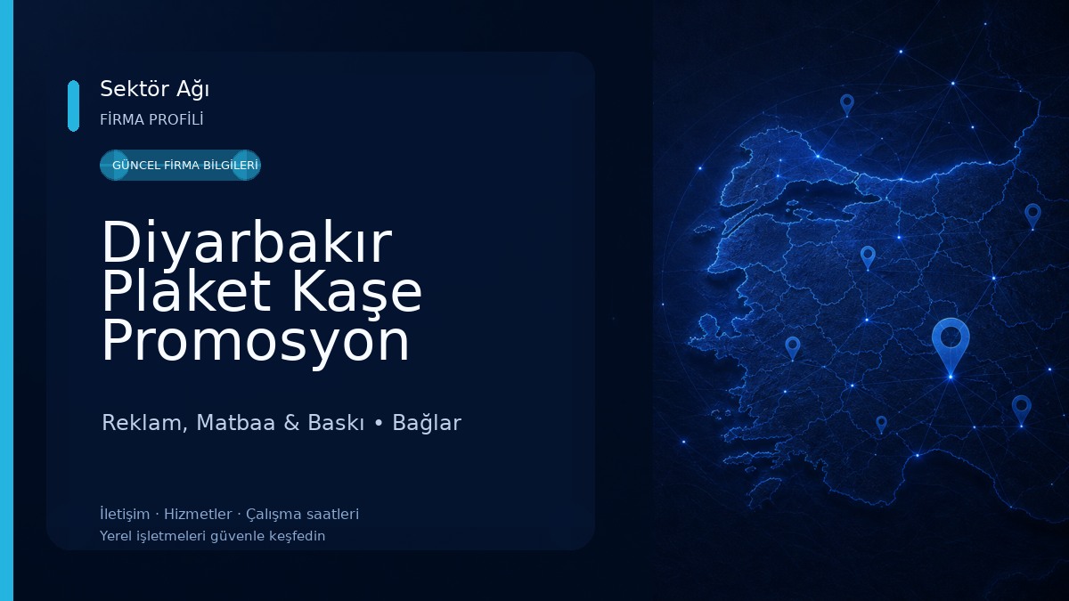 Diyarbakır Plaket Kaşe Promosyon Masa isimliği