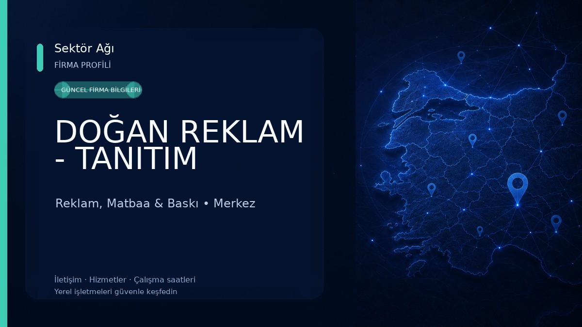 DOĞAN REKLAM - TANITIM Reklam, Matbaa & Baskı