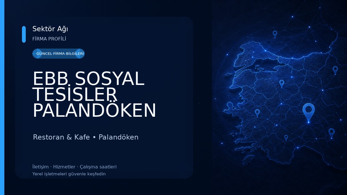 EBB SOSYAL TESİSLER PALANDÖKEN DAĞ KAFE Restoran & Kafe
