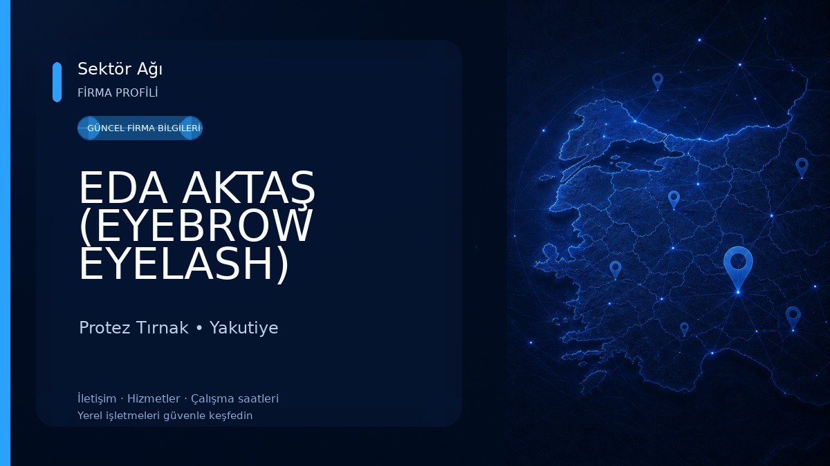 EDA AKTAŞ (EYEBROW EYELASH) Protez Tırnak