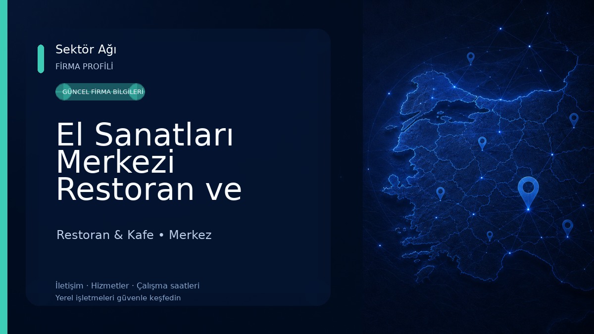 El Sanatları Merkezi Restoran ve Kafeterya