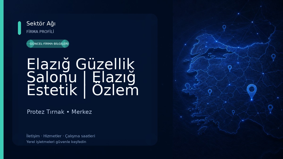 Elazığ Güzellik Salonu | Elazığ Estetik | Özlem Güzel